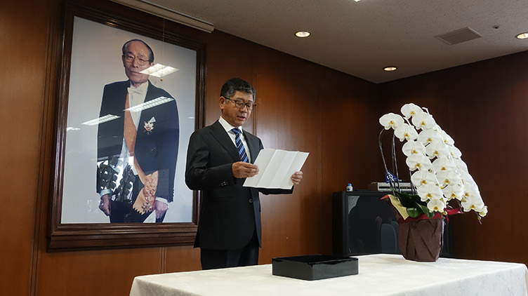 代表取締役 山田栄作からの祝辞